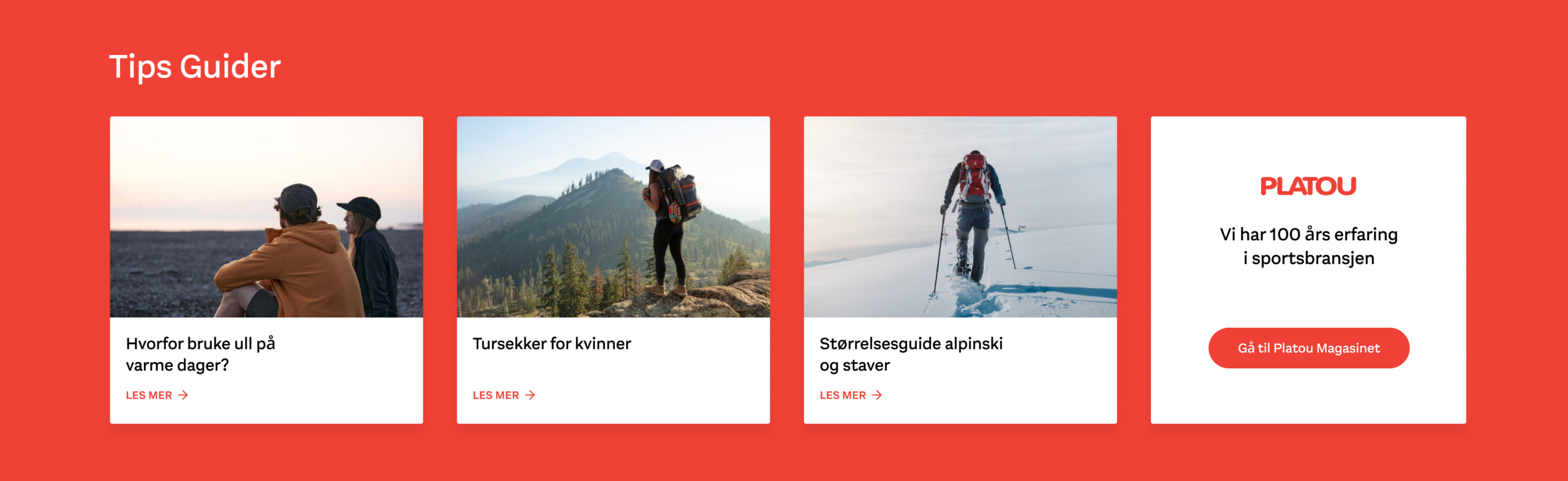 Guider og tips i Platou Sports nettbutikk